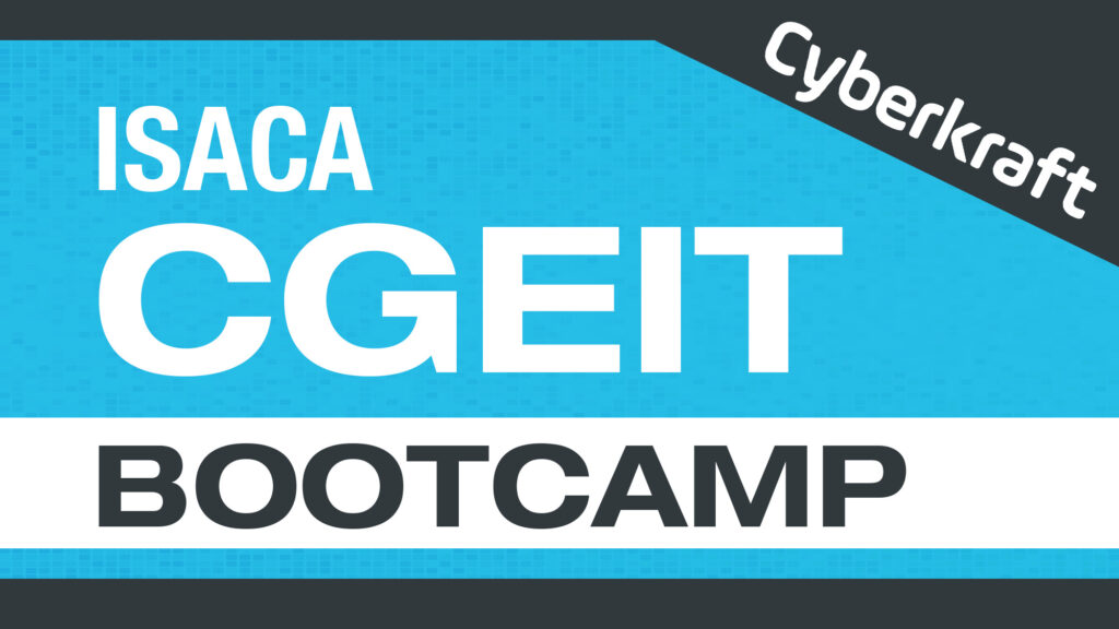 ISACA CGEIT Bootcamp