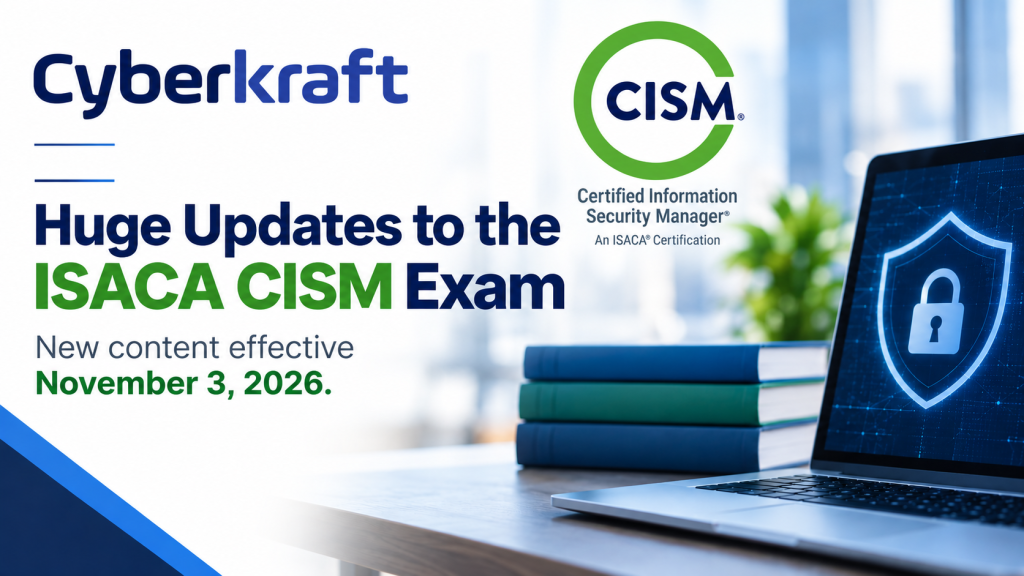 Huge Changes to the ISACA CISM Graphic