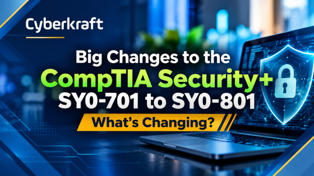 CompTIA Security+ Exam Changes Graphic